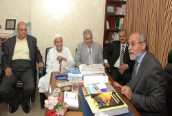 المرشد العام يستقبل وفد حزب الكرامة