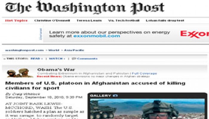 الصحافة العالمية: الاحتلال الأمريكي يمثل بالجثث!