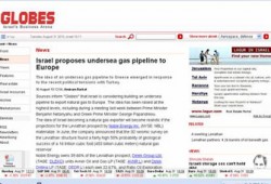 الكيان يزوِّد أوروبا بالغاز الطبيعي!