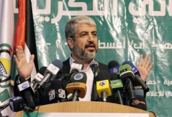 مشعل: المفاوضات مع الصهاينة تتم "بكرباج" أمريكي!