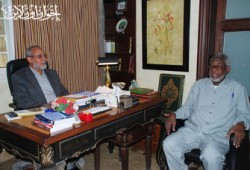 المرشد العام يستقبل مراقب الإخوان بالسودان
