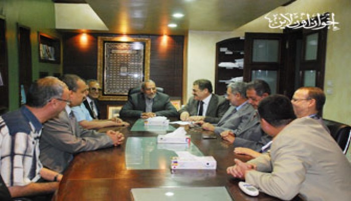 المرشد العام يستقبل رئيس حزب الوفد