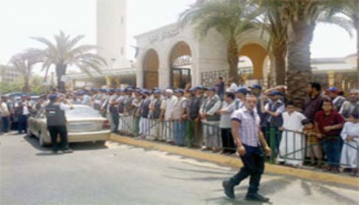 اعتصام قافلة "الأنصار 1" الأردنية لكسر حصار غزة