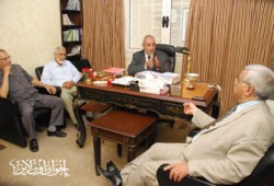 المرشد العام يستقبل الدكتور حسن نافعة