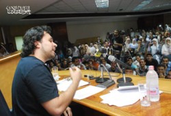 "البرغوثي" يحتفل بيوم اللاجئ الفلسطيني بنقابة الصحفيين