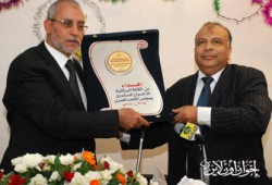 المرشد العام يشارك نواب الإخوان حفلهم الختامي