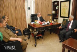 المرشد العام يستقبل الدكتور حسن نافعة