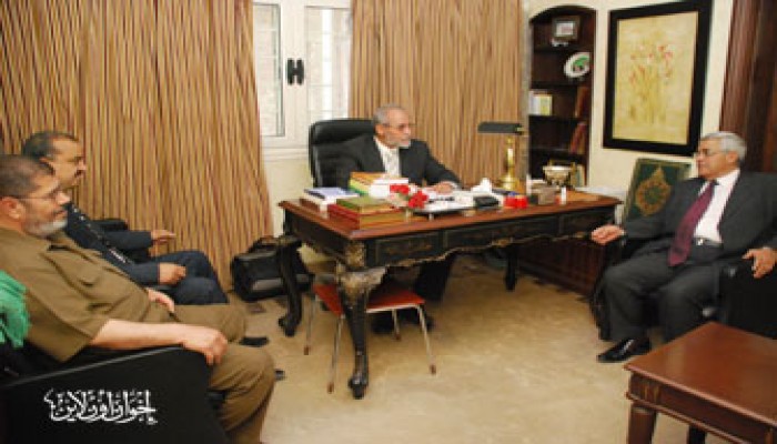 المرشد العام يستقبل الدكتور حسن نافعة