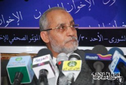 كلمة أ. د. محمد بديع المرشد العام للإخوان المسلمين في المؤتمر الصحفي