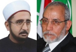 عزاء المرشد العام في نائب رئيس مجلس علماء العراق