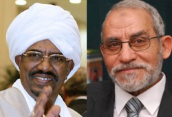 المرشد العام يهنئ البشير برئاسة السودان