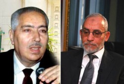 المرشد العام يشارك في تشييع جنازة المستشار الرفاعي