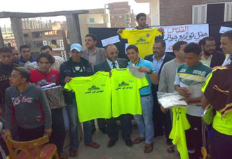 "القدس في القلب".. دورة رياضية لشباب بسيون