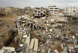 غزة تبدأ بناء المنازل التي دمَّرها العدوان