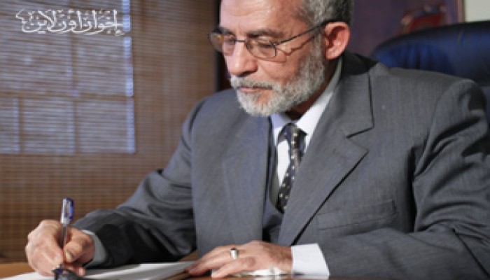 المرشد العام يستقبل وفدًا من قيادات حزب العمل