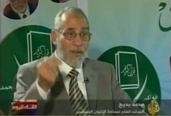 المرشد العام لـ"الجزيرة": نضالنا ضد التوريث مستمر