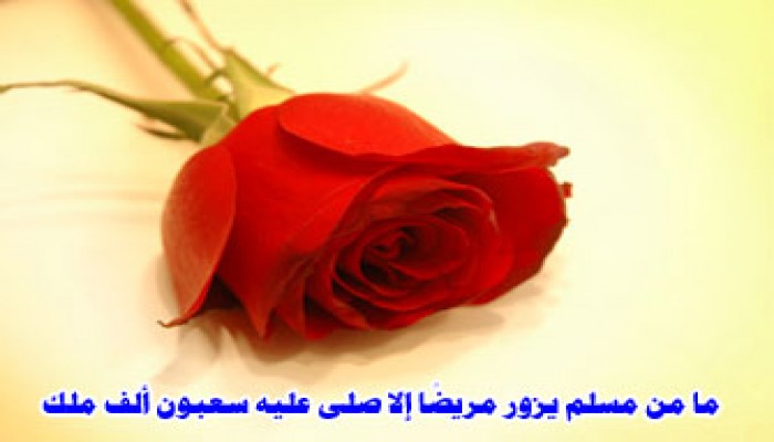 حكم عيادة المرأة لزميلها المريض