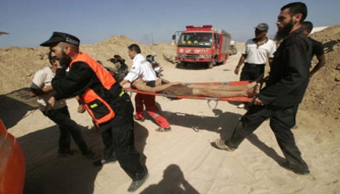 إصابة 3 فلسطينيين في قصف صهيوني على غزة