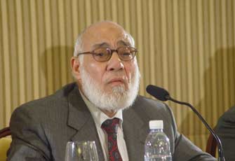 ندوة حول كتاب للدكتور زغلول النجار بالصحفيين