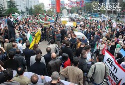 مظاهرات في تركيا ضد اقتحام الصهاينة المسجد الأقصى