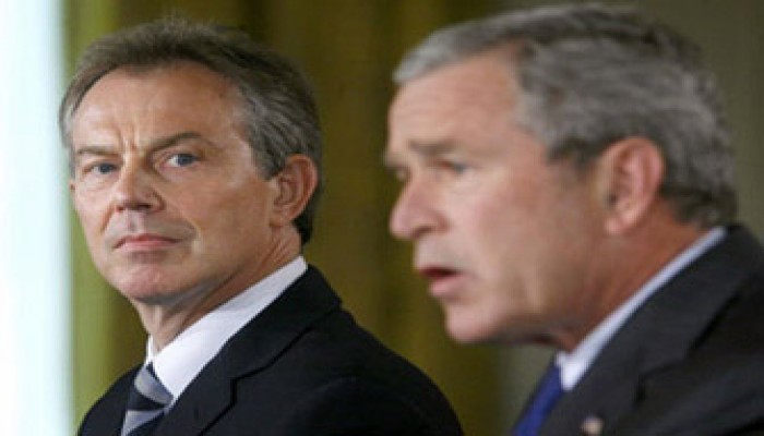 الصحافة العالمية: بلير منافق وكذاب وبوش الابن لص!!