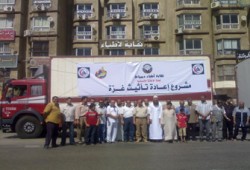 اليوم.. دخول أولى قوافل الأثاث الدمياطي لقطاع غزة