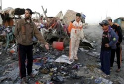 مقتل وإصابة 200 في انفجار دراجة مفخخة غربي بغداد