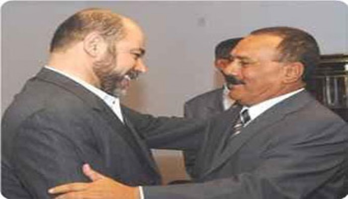 الرئيس اليمني يلتقي نائب رئيس المكتب السياسي لحماس