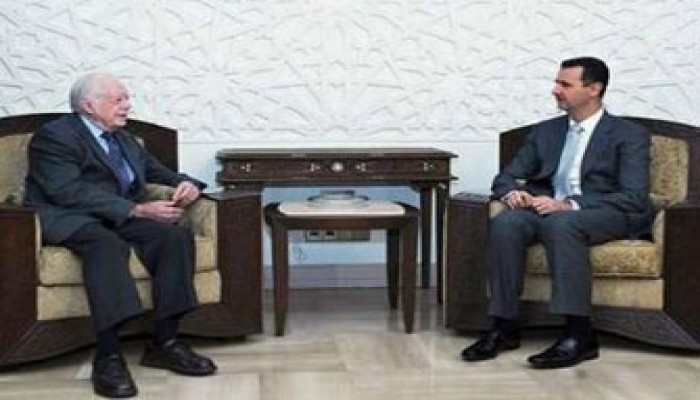 كارتر: لا يمكن التوصل إلى سلام دون حماس