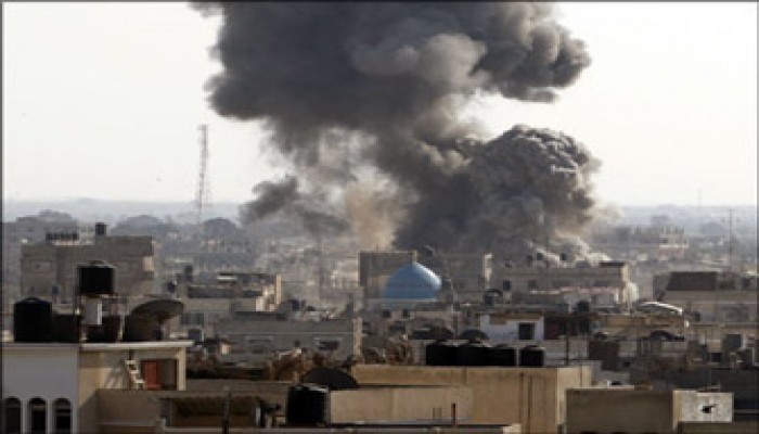 إصابة 4 في سلسلة غارات صهيونية على غزة