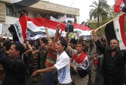 مظاهرات وعنف في العراق في ذكرى سقوط بغداد