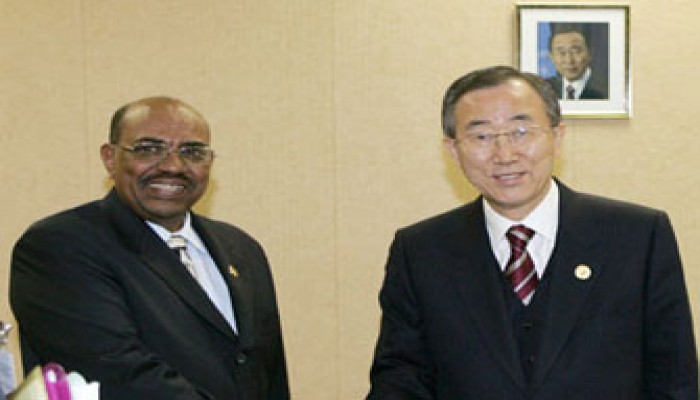 بان كي مون: عدم اعتقال البشير ما زال ممكنًا