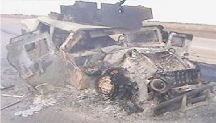 انفجار عبوة ناسفة في دورية للاحتلال الأمريكي بالعراق