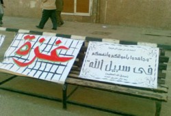 آلاف الطلاب بالمنوفية يشاركون في حملة "إعمار غزة"