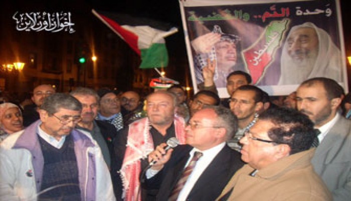 قافلة النائب البريطاني جالاوي لدعم غزة تصل ليبيا