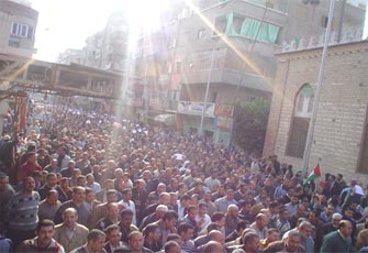 اعتقال 25 من إخوان البحيرة من مظاهرة لدعم غزة