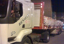 250 طنَّ أرزٍ إلى غزة من أبناء دمياط