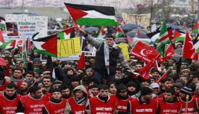 مظاهرات الملايين تجتاح تركيا ولبنان تضامنًا مع غزة