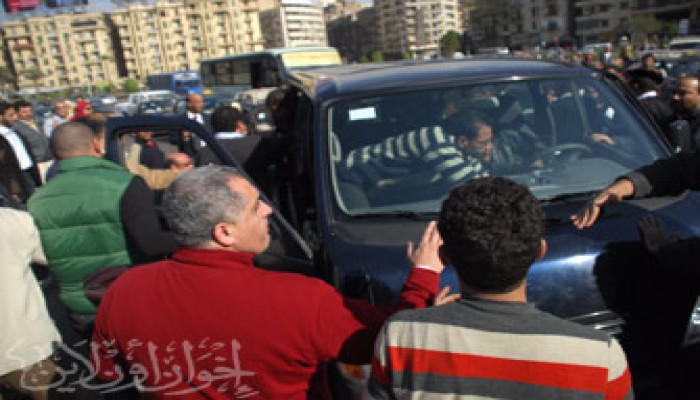 مظاهرة جامعة الدول تنتقل إلى حزب (التجمع) بعد منعها