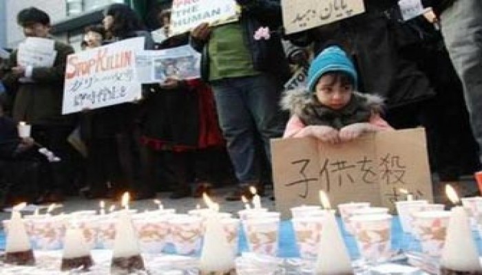 المظاهرات تعم العالم ضد المجزرة الصهيونية في غزة