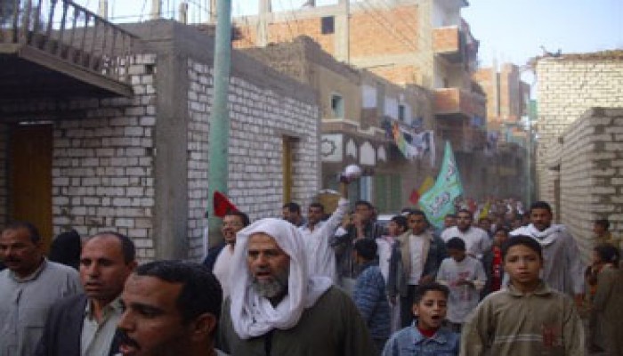 عشرات المسيرات التضامنية في الفيوم مع أهالي غزة