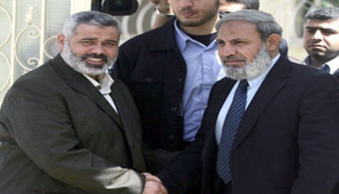 هنية يأمل في حوار حقيقي والزهار يندد بالممارسات ضد حماس