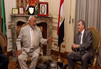 المرشد العام يزور مقر حزب الوفد