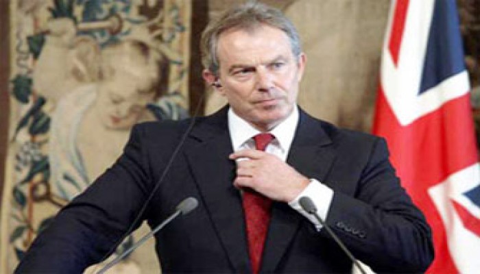 بلير يربط قيام الدولة الفلسطينية بوقف المقاومة