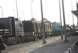 حظر مرور شاحنات لجان الإغاثة إلى معبر رفح بقرارٍ مجهولِ المصدر!!
