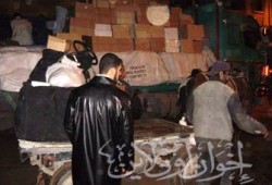 أمن الدولة يختطف 4 شاحنات مساعدات مصرية للمحاصرين في غزة!!