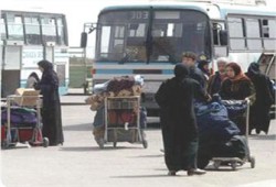 نقل حجاج غزة إلى رفح في انتظار عودتهم إلى القطاع