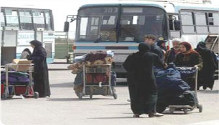 نقل حجاج غزة إلى رفح في انتظار عودتهم إلى القطاع