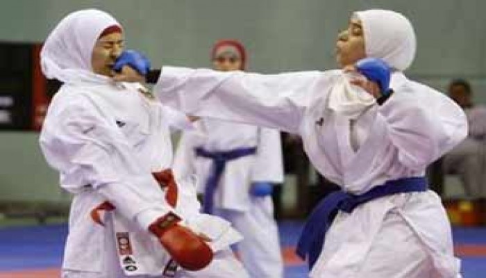 حجاب على منصة التتويج