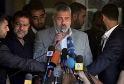 هنية يؤكد التزامه بحماية الوحدة الوطنية والقسام تتصدى لتوغل صهيوني